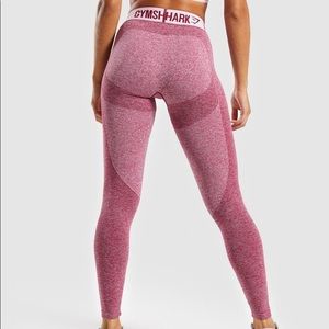 Purple gym shark leggings